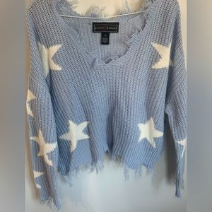 blue star sweater